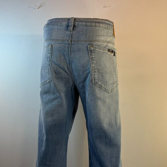 Buffalo David Bitton Men's Straight Six Creased and Sanded Jeans - Size 40 x 33 - Picture 7 of 9